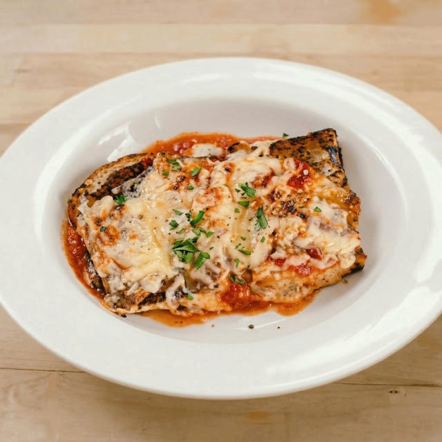 Eggplant Parmigiana.