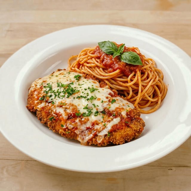 Veal Parmigiana.