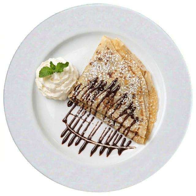 Just Nutella Crepe Breakfast.