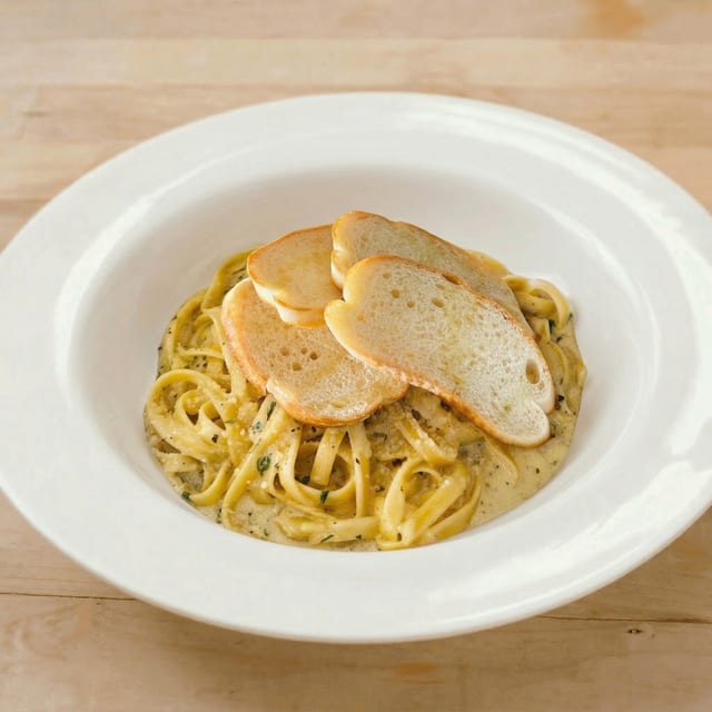 Fettuccini Alfredo Lunch Combo.