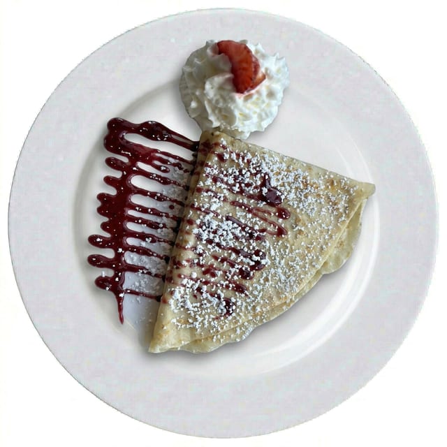 Butter & Sugar Crepe Breakfast.