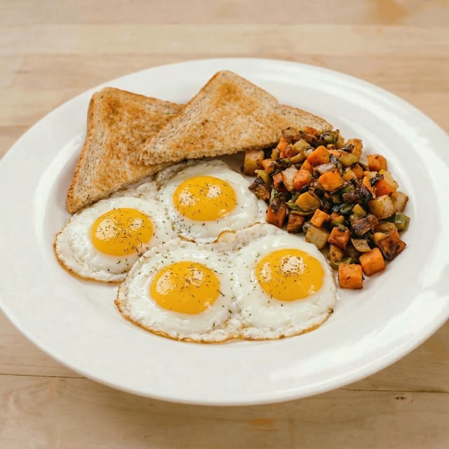 2 Eggs Any Style Breakfast.