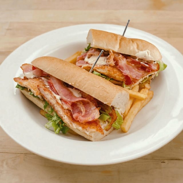 Chicken Bacon Ranch Sandwich.