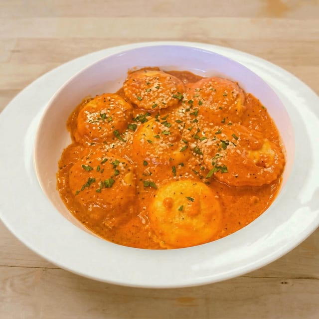 Baked Cheese Ravioli.